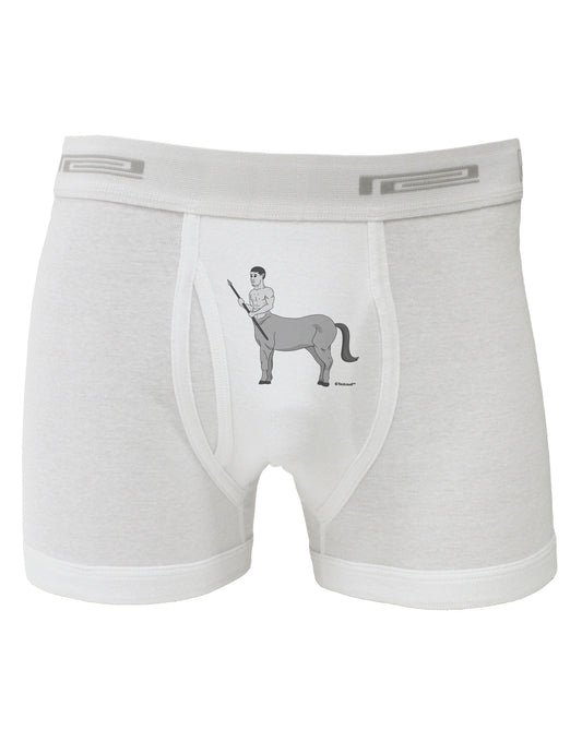 Greek Mythology Centaur Design - Grayscale Boxer Briefs by TooLoud-Boxer Briefs-TooLoud-White-Small-Davson Sales