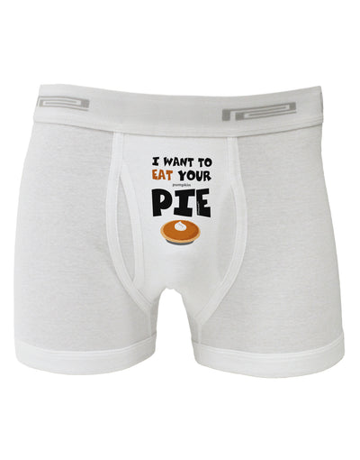 Eat Your Pie Boxer Briefs-Boxer Briefs-TooLoud-White-Small-Davson Sales