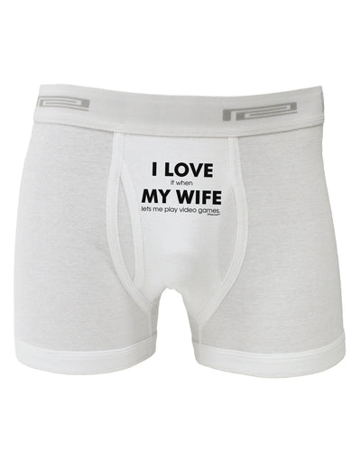 I Love My Wife Videogames Boxer Briefs-Boxer Briefs-TooLoud-White-Small-Davson Sales