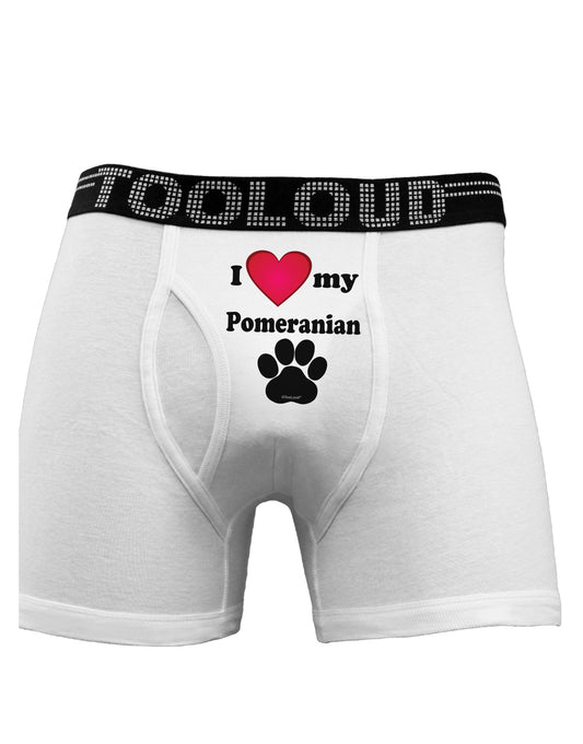 I Heart My Pomeranian Boxer Briefs by TooLoud-Boxer Briefs-TooLoud-White-Small-Davson Sales