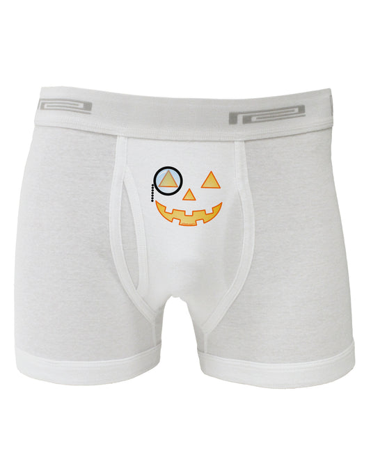 Monocle Jack-o-Lantern Color Boxer Briefs-Boxer Briefs-TooLoud-White-Small-Davson Sales