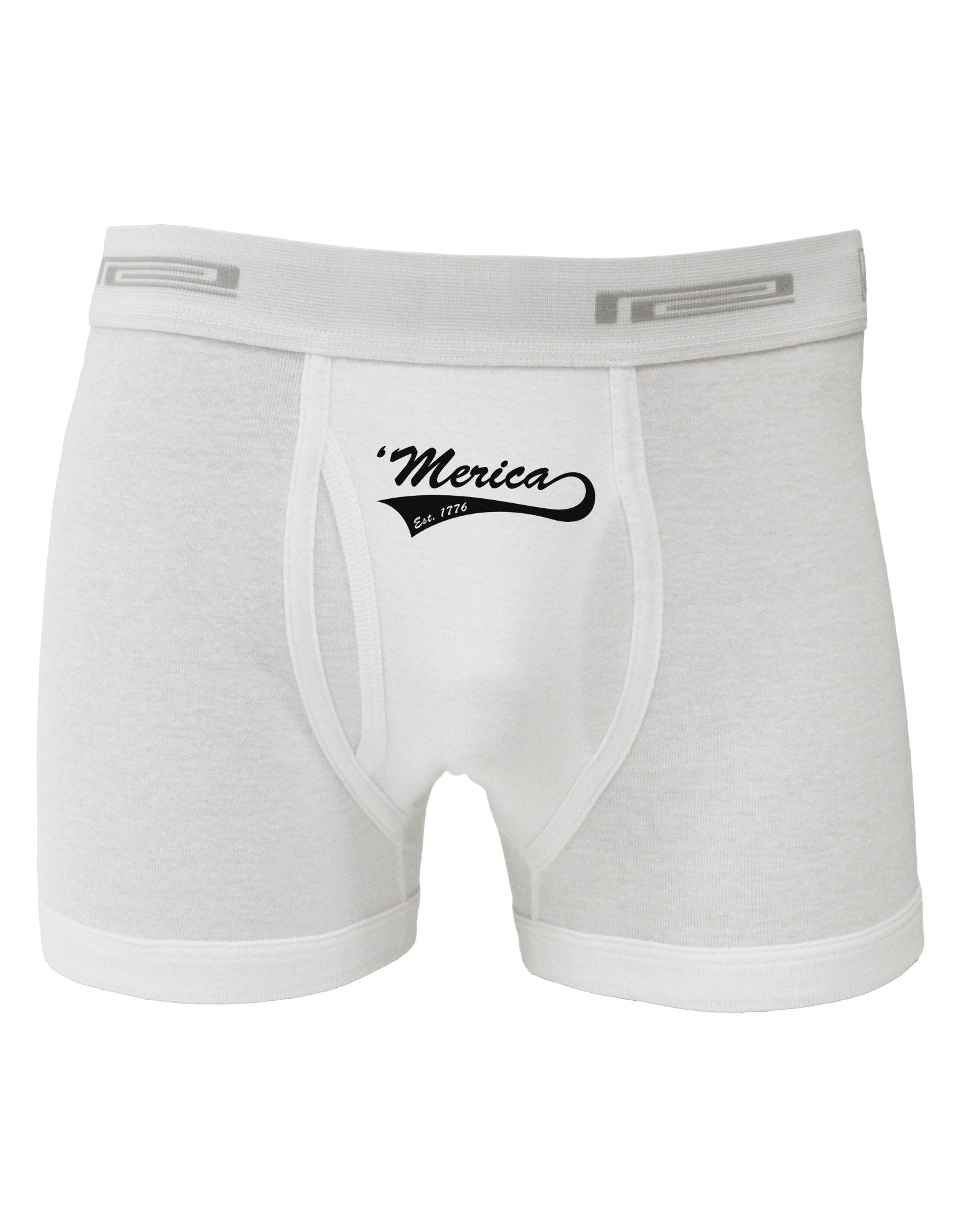 Merica Established 1776 Boxer Briefs by TooLoud-Boxer Briefs-TooLoud-White-Small-Davson Sales
