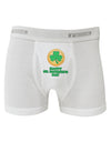 Shamrock Button - St Patrick's Day Boxer Briefs by TooLoud-Boxer Briefs-TooLoud-White-Small-Davson Sales