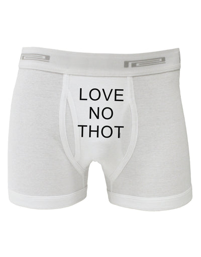 Love No Thot Boxer Briefs-Boxer Briefs-TooLoud-White-Small-Davson Sales