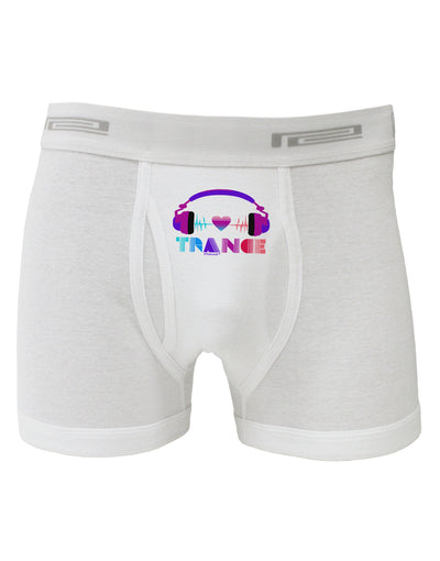 Heart Trance Boxer Briefs-Boxer Briefs-TooLoud-White-Small-Davson Sales