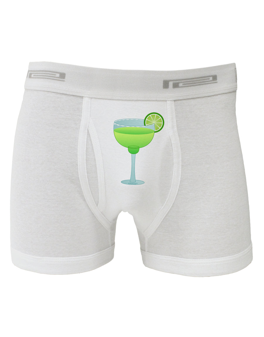 Green Margarita with Lime - Cinco de Mayo Boxer Briefs by TooLoud-Boxer Briefs-TooLoud-White-Small-Davson Sales