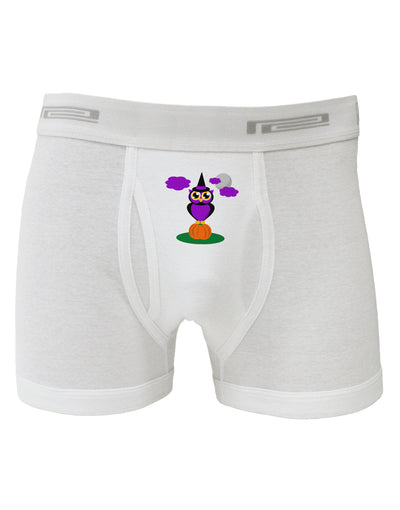 Owl Purple Boxer Briefs-Boxer Briefs-TooLoud-White-Small-Davson Sales