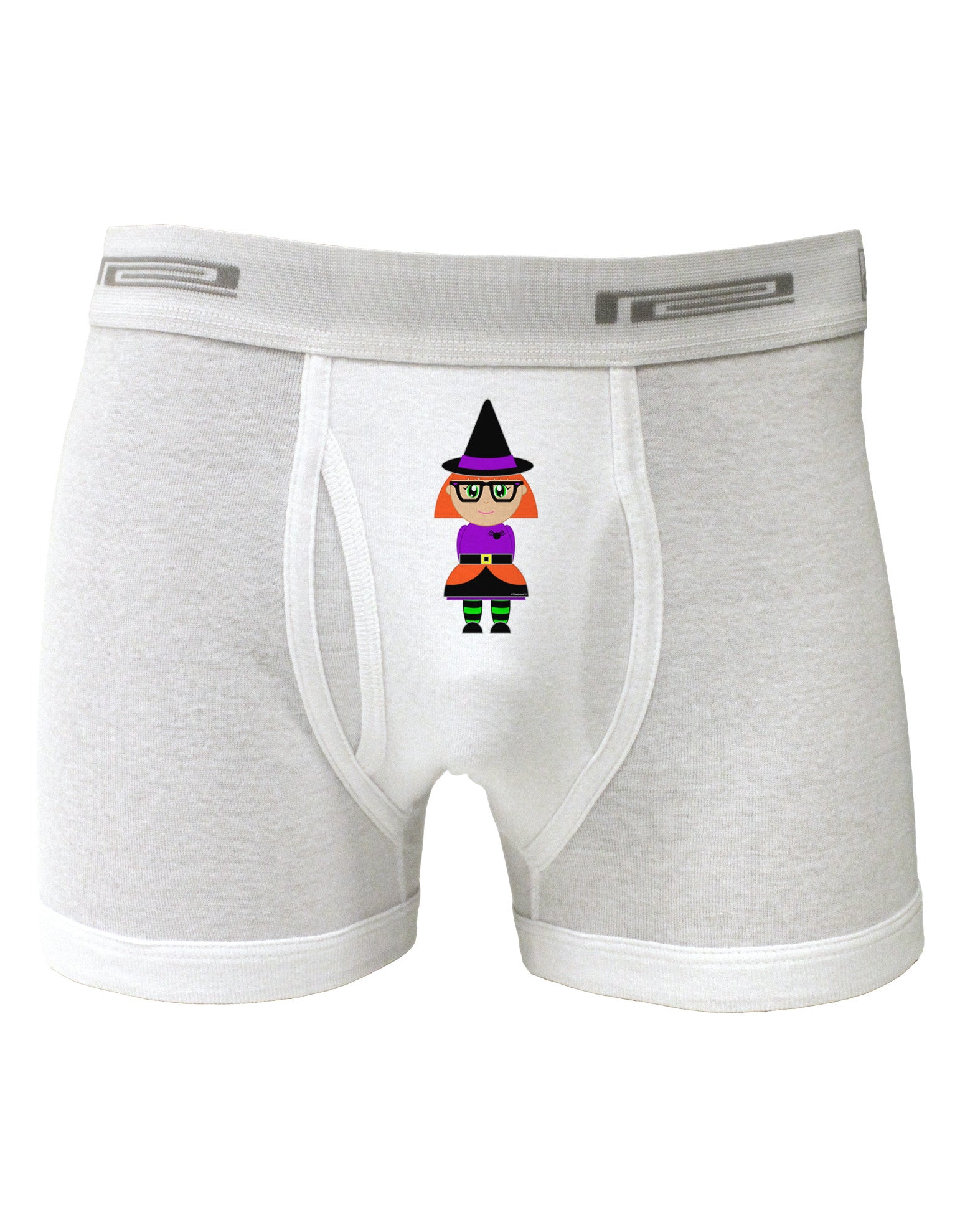 Cute Witch Halloween Boxer Briefs-Boxer Briefs-TooLoud-White-Small-Davson Sales