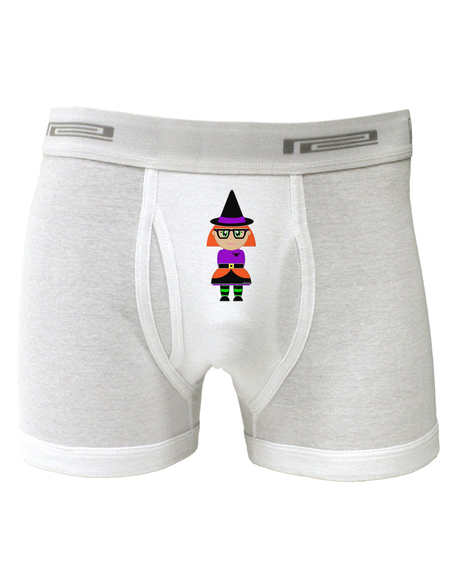 Cute Witch Halloween Boxer Briefs-Boxer Briefs-TooLoud-White-Small-Davson Sales