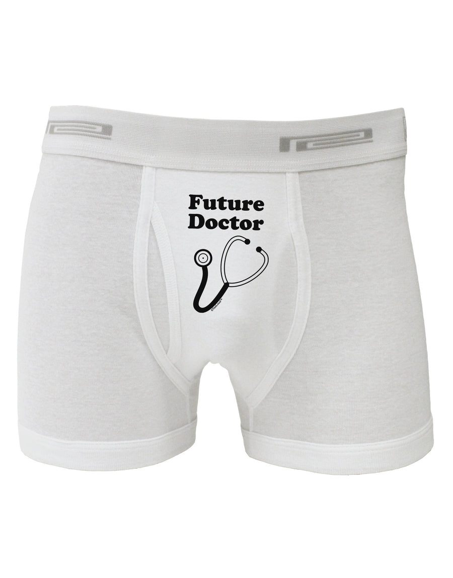 Future Doctor Boxer Briefs-Boxer Briefs-TooLoud-White-Small-Davson Sales