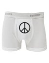 Peace Sign Symbol - Distressed Boxer Briefs-Boxer Briefs-TooLoud-White-Small-Davson Sales