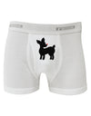 Cute Rudolph Silhouette - Christmas Boxer Briefs by TooLoud-Boxer Briefs-TooLoud-White-Small-Davson Sales