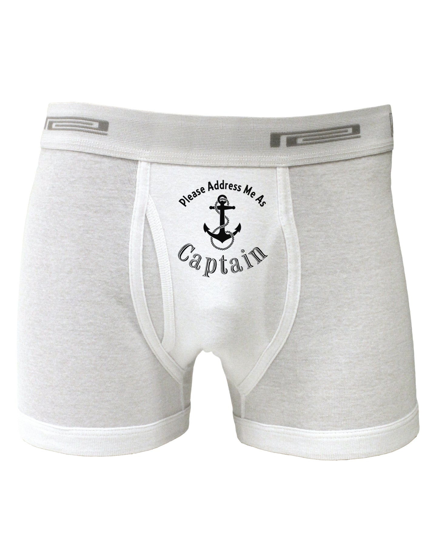 Please Address Me As Captain Boxer Briefs-Boxer Briefs-TooLoud-White-Small-Davson Sales