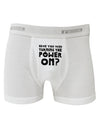 Turning the Power On Boxer Briefs-Boxer Briefs-TooLoud-White-Small-Davson Sales