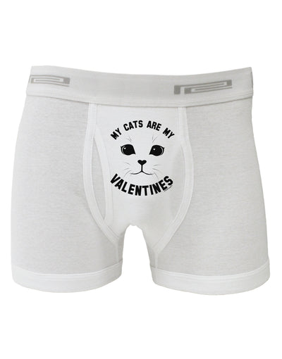 My Cats are my Valentines Boxer Briefs by-Boxer Briefs-TooLoud-White-Small-Davson Sales