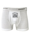 Vintage Birth Year 1964 Boxer Briefs-Boxer Briefs-TooLoud-White-Small-Davson Sales