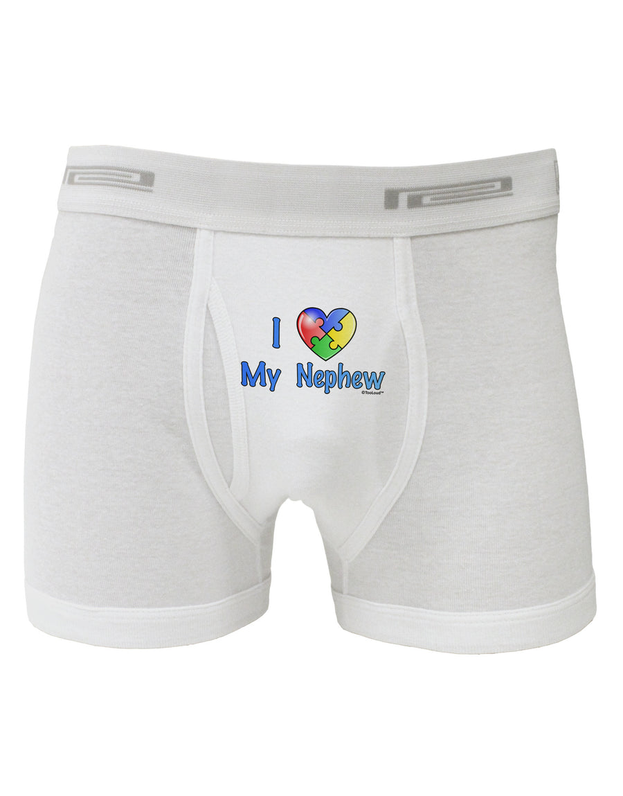 I Heart My Nephew - Autism Awareness Boxer Briefs by TooLoud-Boxer Briefs-TooLoud-White-Small-Davson Sales