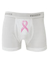 Pink Breast Cancer Awareness Ribbon - Stronger Everyday Boxer Briefs-Boxer Briefs-TooLoud-White-Small-Davson Sales
