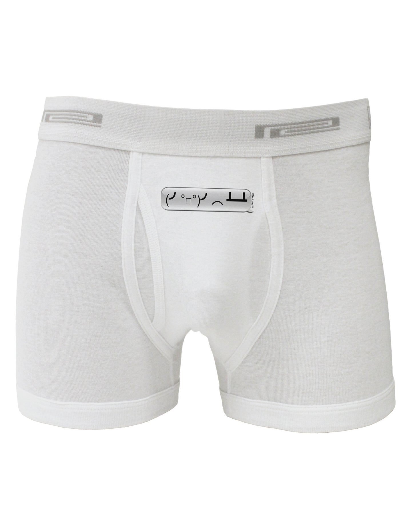 Table Flip Text Bubble Boxer Briefs-Boxer Briefs-TooLoud-White-Small-Davson Sales
