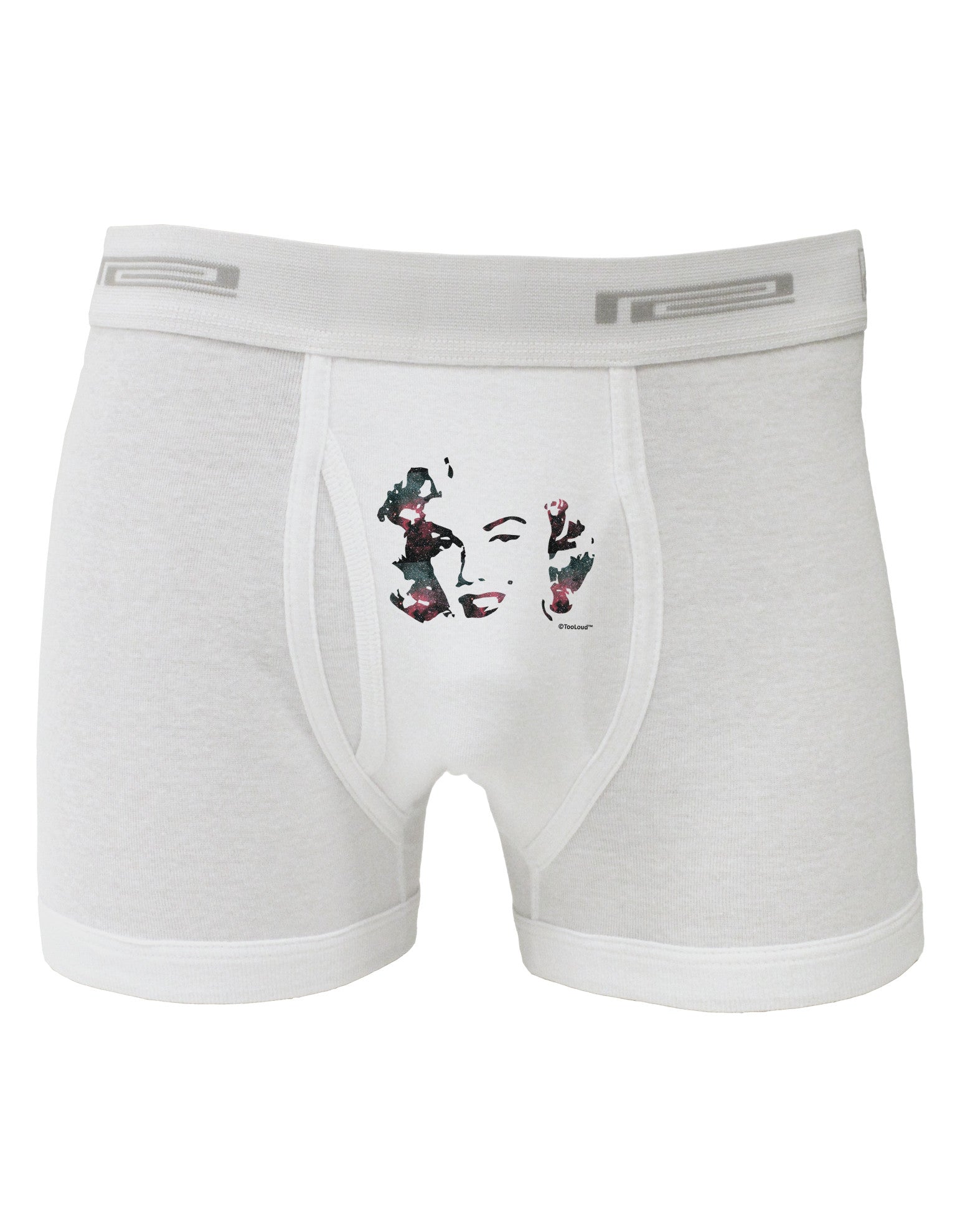 Marilyn Monroe Galaxy Design and Quote Boxer Briefs by TooLoud-Boxer Briefs-TooLoud-White-Small-Davson Sales