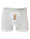 Golden Retriever Watercolor Boxer Briefs-Boxer Briefs-TooLoud-White-Small-Davson Sales