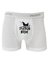 Sleigh Ride BnW Boxer Briefs-Boxer Briefs-TooLoud-White-Small-Davson Sales