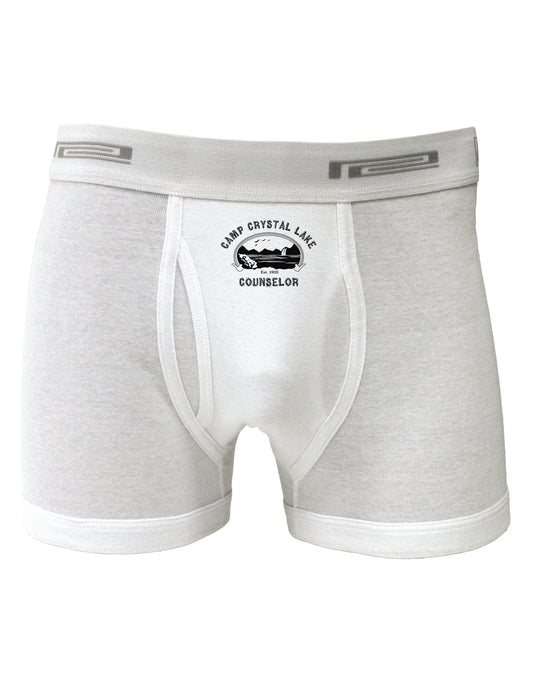 Camp Crystal Lake Counselor - Friday 13 Boxer Briefs-Boxer Briefs-TooLoud-White-Small-Davson Sales