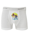 LA Beach Silhouette Letters Boxer Briefs-Boxer Briefs-TooLoud-White-Small-Davson Sales