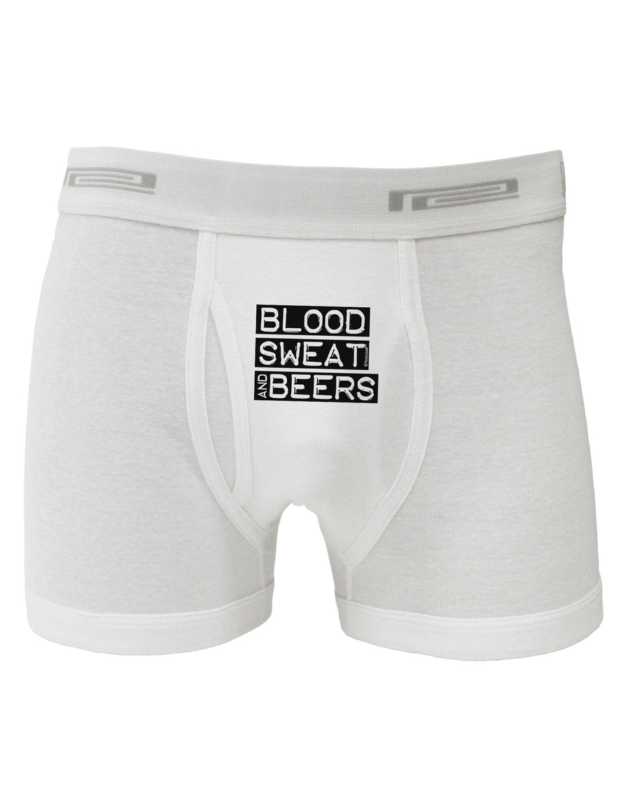 Blood Sweat and Beers Design Boxer Briefs by TooLoud-Boxer Briefs-TooLoud-White-Small-Davson Sales