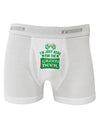 Just Here For The Green Beer Boxer Briefs-Boxer Briefs-TooLoud-White-Small-Davson Sales