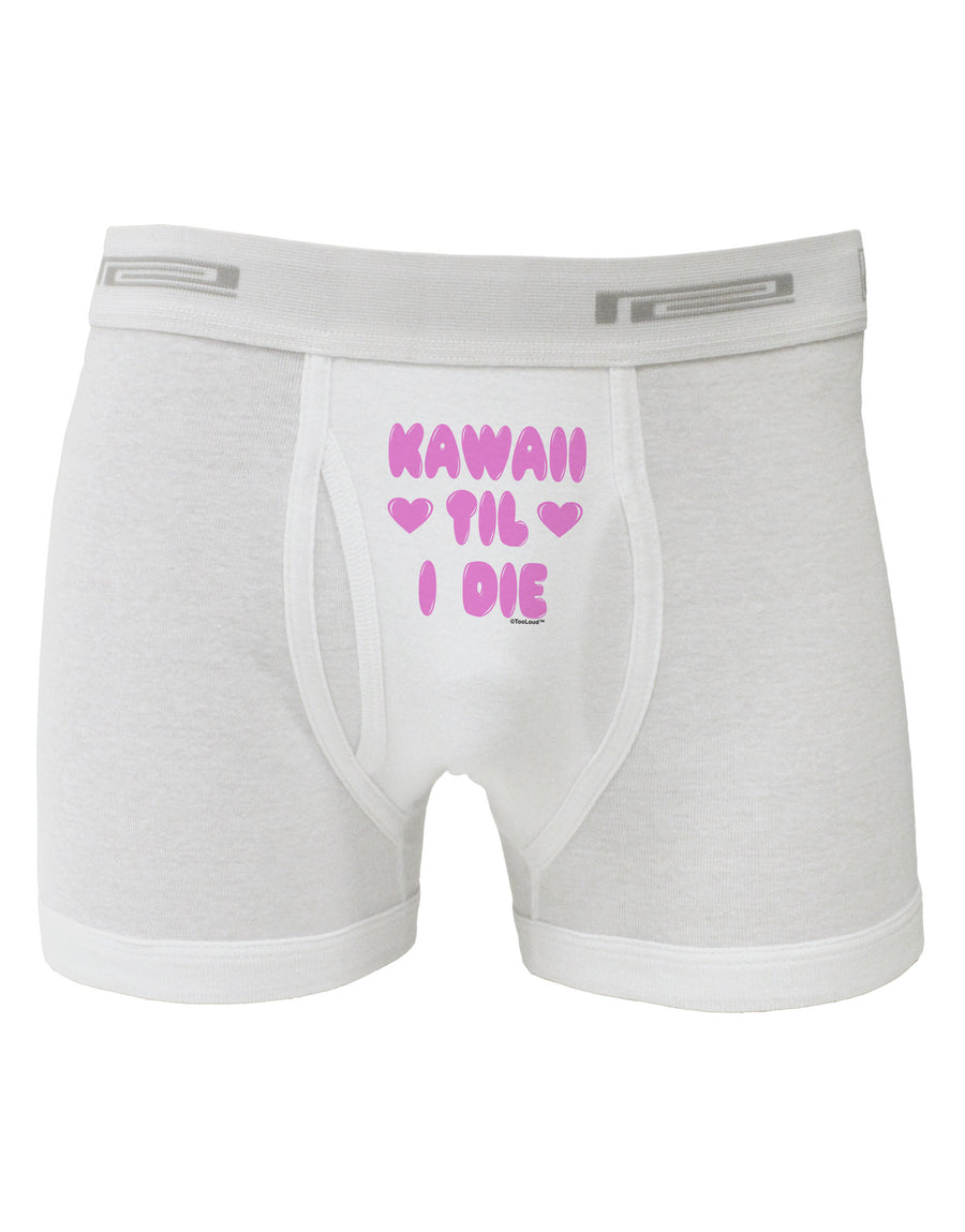 Kawaii Til I Die - Design - Magenta Boxer Briefs by TooLoud-Boxer Briefs-TooLoud-White-Small-Davson Sales