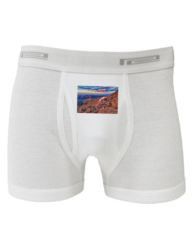 Colorado Mtn Sunset Boxer Briefs-Boxer Briefs-TooLoud-White-Small-Davson Sales