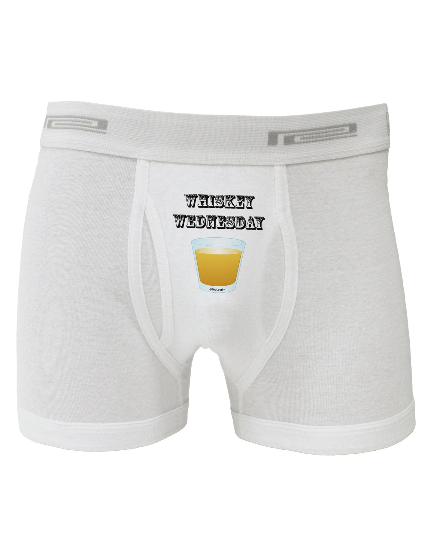Whiskey Wednesday Design - Text Boxer Briefs by TooLoud-Boxer Briefs-TooLoud-White-Small-Davson Sales