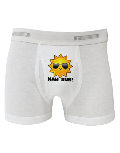 Naw Sun Cute Sun Boxer Briefs-Boxer Briefs-TooLoud-White-Small-Davson Sales