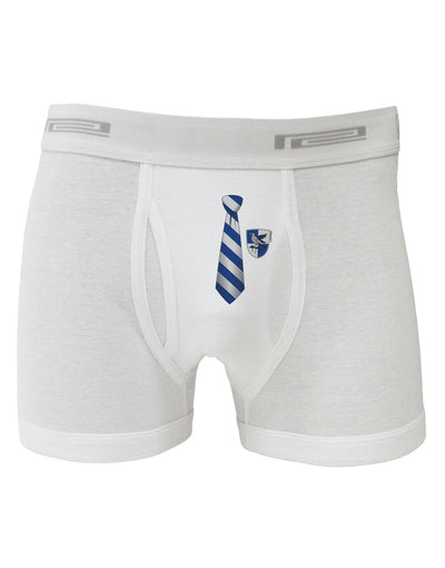 Wizard Tie Blue and Silver Boxer Briefs-Boxer Briefs-TooLoud-White-Small-Davson Sales