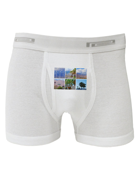 Palm Springs Square Collage Boxer Briefs-Boxer Briefs-TooLoud-White-Small-Davson Sales