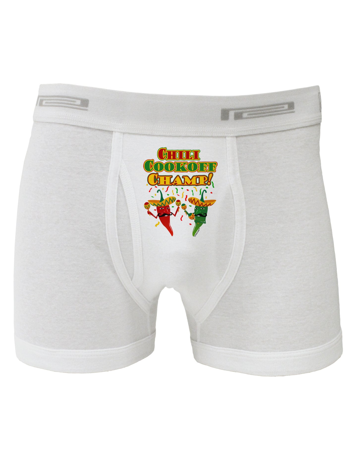 Chili Cookoff Champ! Chile Peppers Boxer Briefs-Boxer Briefs-TooLoud-White-Small-Davson Sales