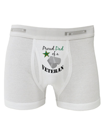 Dad of Veteran Boxer Briefs-Boxer Briefs-TooLoud-White-Small-Davson Sales