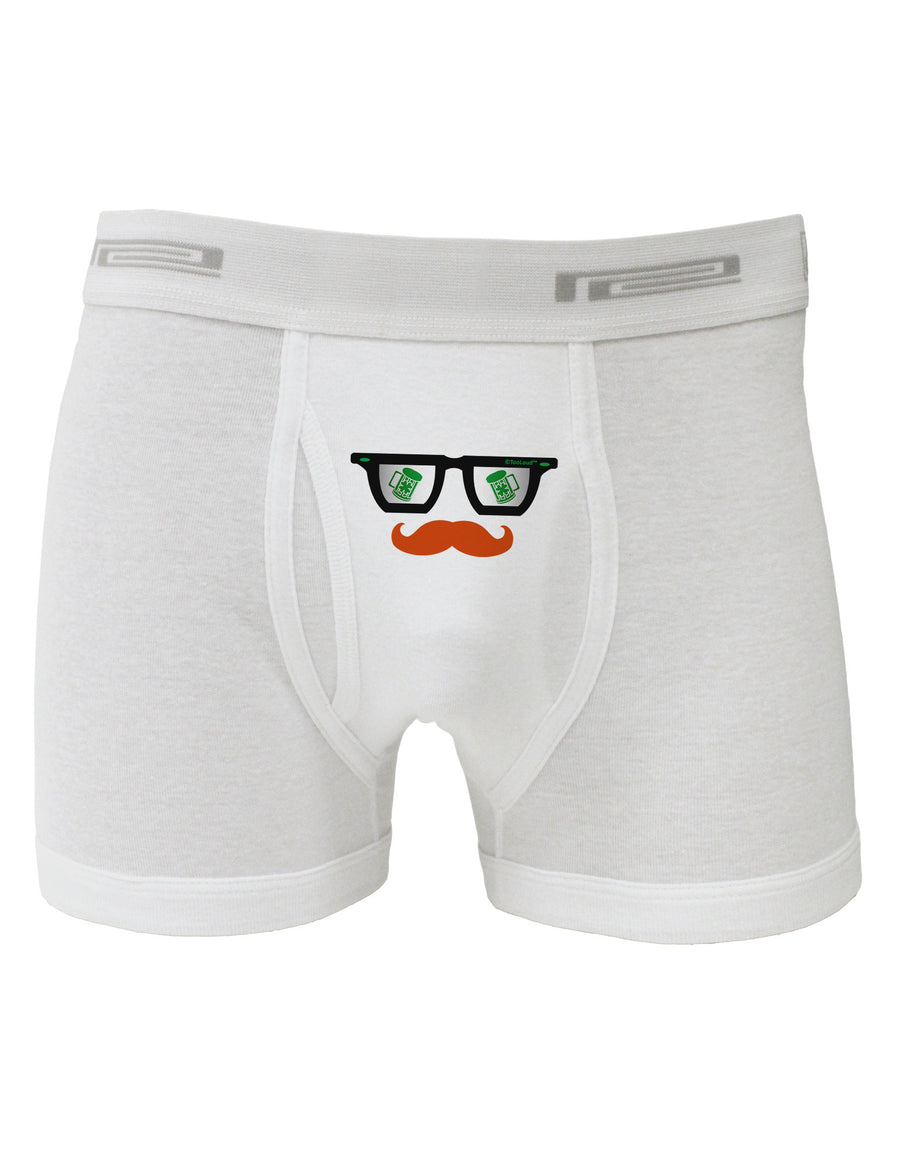 St. Patrick's Day Beer Glasses Design Boxer Briefs by TooLoud-Boxer Briefs-TooLoud-White-Small-Davson Sales