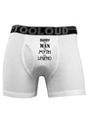 Daddy The Man The Myth The Legend Boxer Briefs by TooLoud-Boxer Briefs-TooLoud-White-Small-Davson Sales