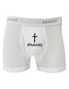 JESUSAVES - Jesus Saves Cross Design Boxer Briefs by TooLoud-Boxer Briefs-TooLoud-White-Small-Davson Sales