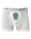 Version 5 Green Day of the Dead Calavera Boxer Briefs-Boxer Briefs-TooLoud-White-Small-Davson Sales