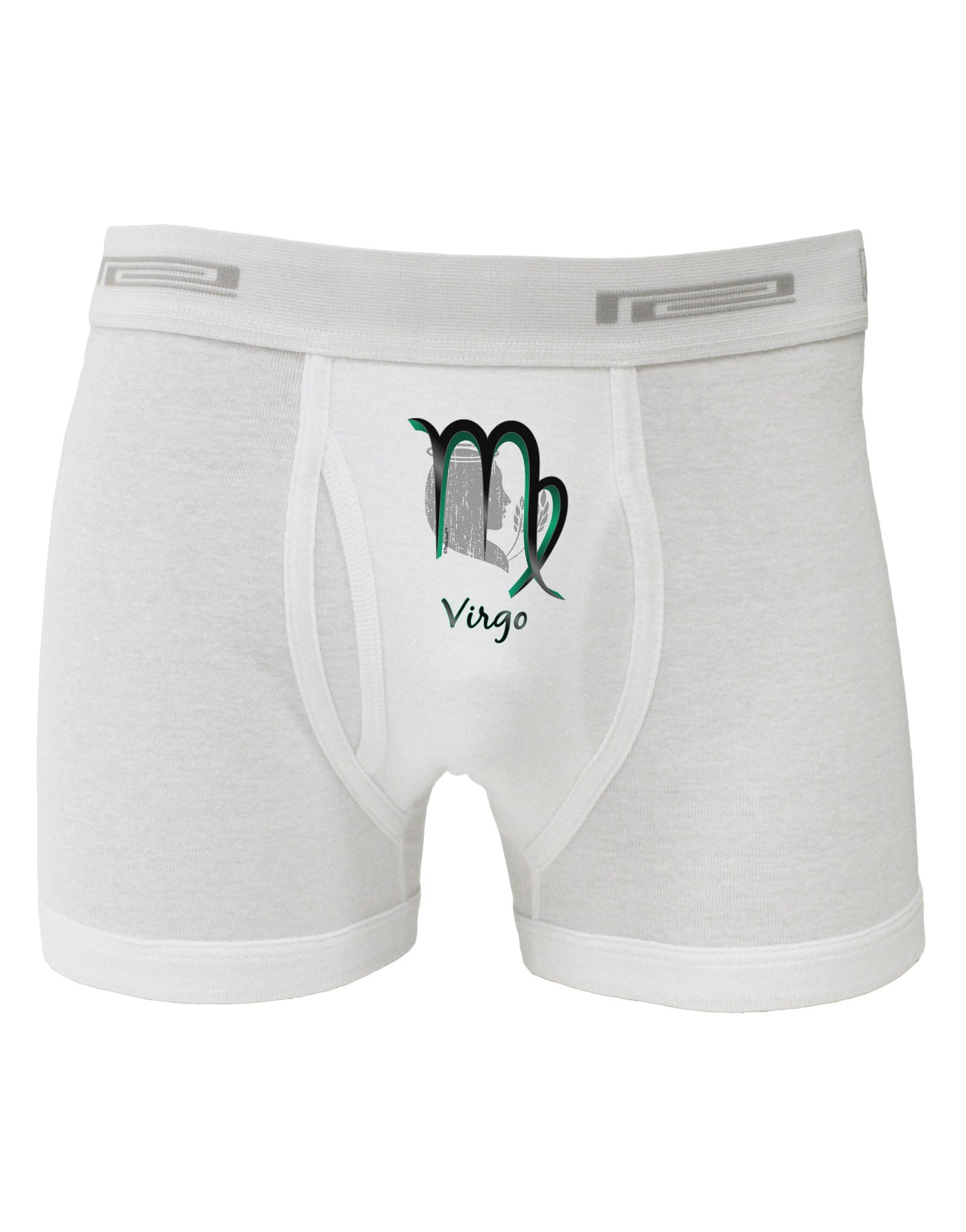 TooLoud Virgo Symbol Boxer Briefs-Boxer Briefs-TooLoud-White-Small-Davson Sales