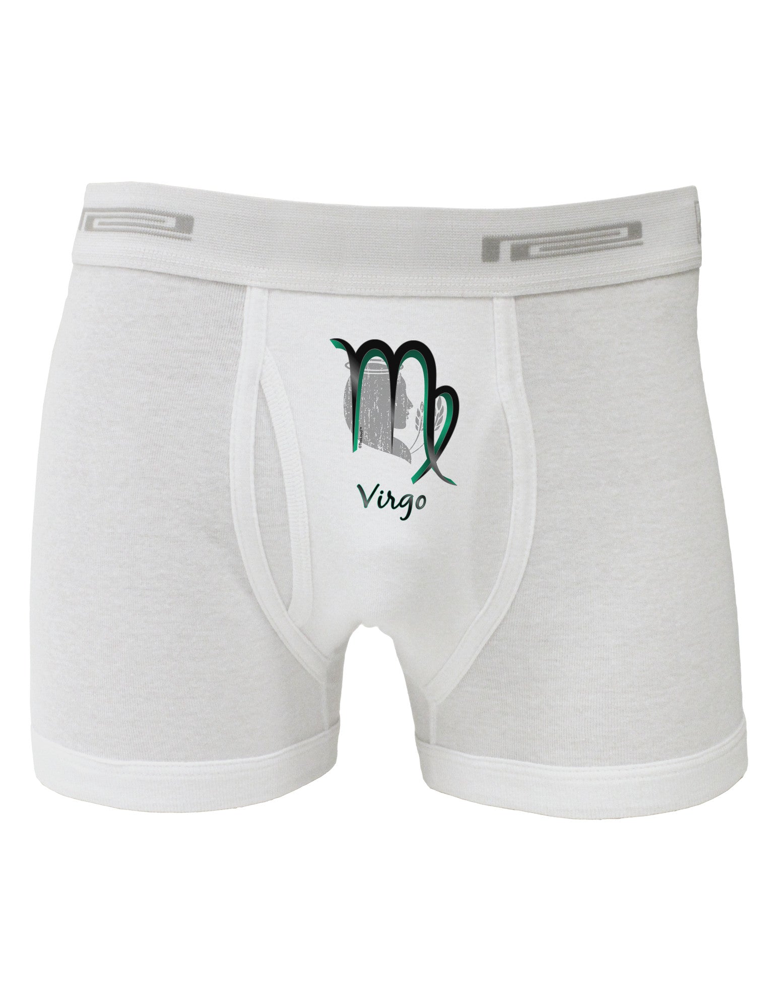 TooLoud Virgo Symbol Boxer Briefs-Boxer Briefs-TooLoud-White-Small-Davson Sales