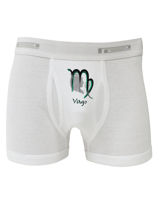 TooLoud Virgo Symbol Boxer Briefs-Boxer Briefs-TooLoud-White-Small-Davson Sales