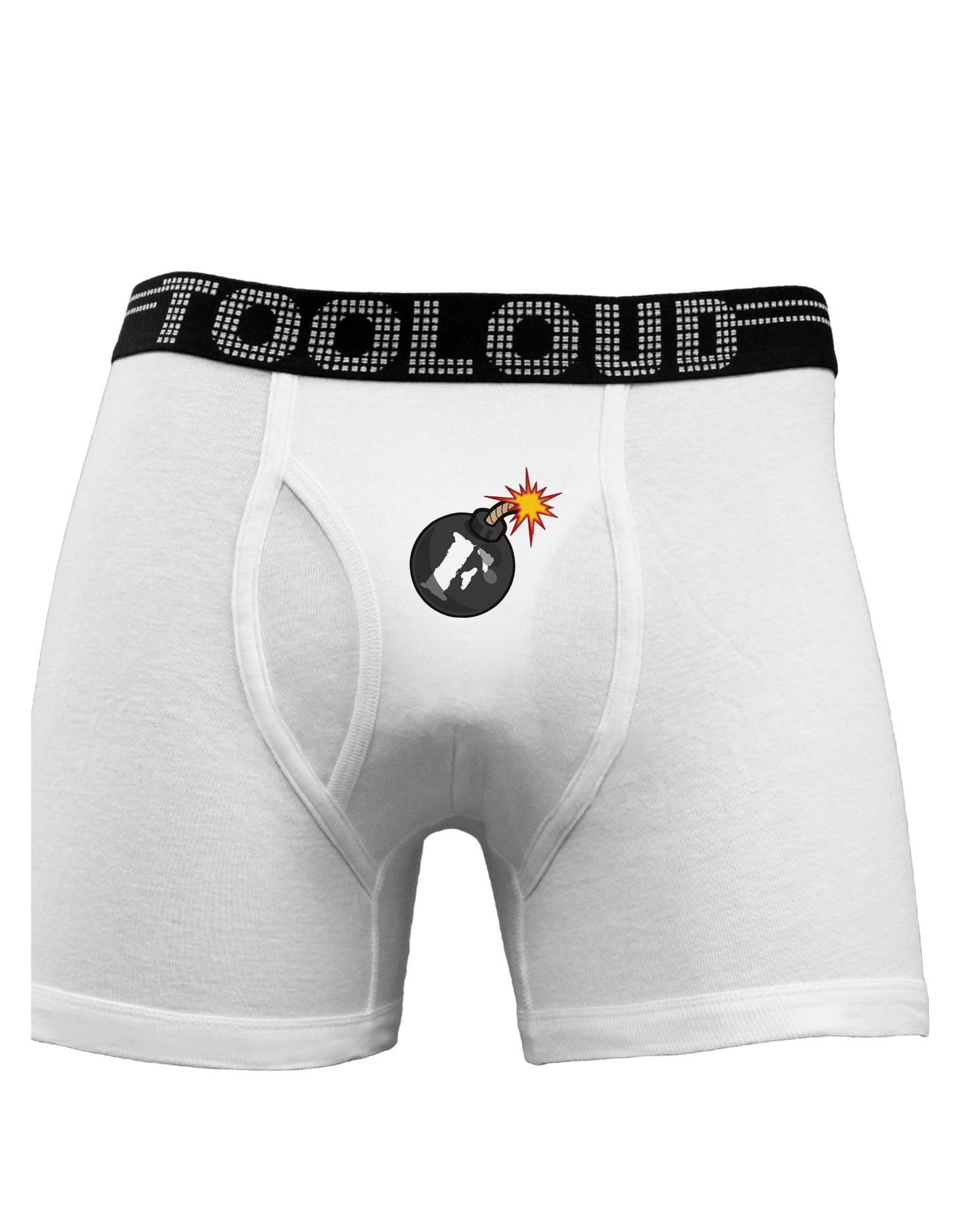 F-Bomb Funny Boxer Briefs by TooLoud-Boxer Briefs-TooLoud-White-Small-Davson Sales