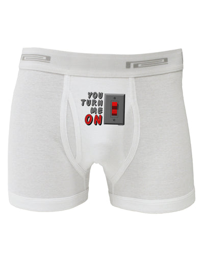 You Turn Me On Switch Boxer Briefs-Boxer Briefs-TooLoud-White-Small-Davson Sales