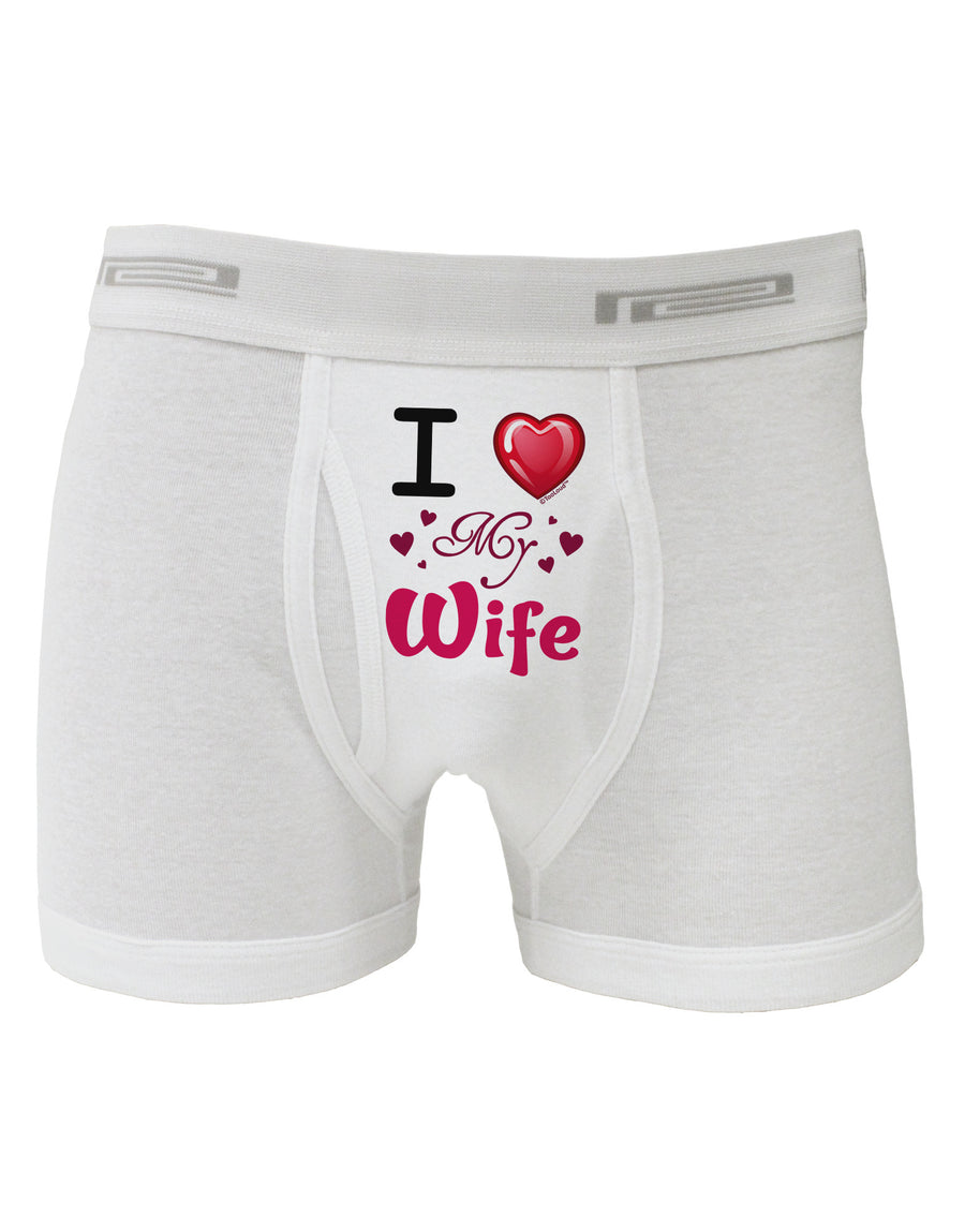 I Love Heart My Wife Boxer Briefs-Boxer Briefs-TooLoud-White-Small-Davson Sales