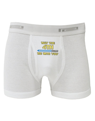 4th Be With You Beam Sword 2 Boxer Briefs-Boxer Briefs-TooLoud-White-Small-Davson Sales