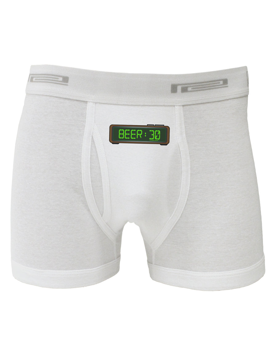 Beer 30 - Digital Clock Boxer Briefs by TooLoud-Boxer Briefs-TooLoud-White-Small-Davson Sales